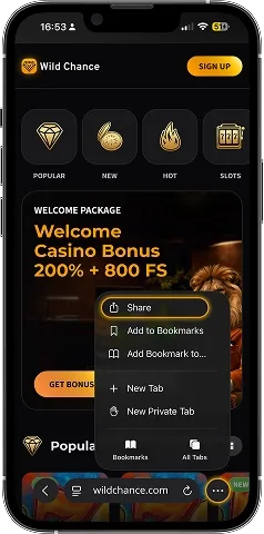 WildChance iOS — passo 1
